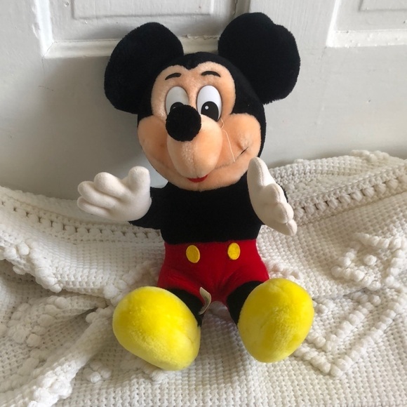 Vintage Mickey Mouse Disney Plush Stuffed Animal Toy - Picture 1 of 7